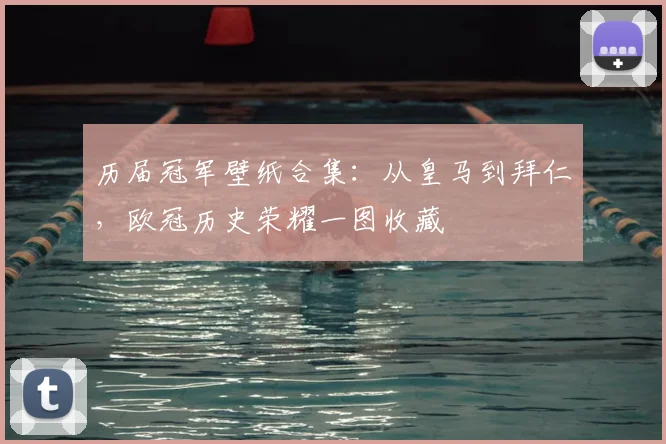 历届冠军壁纸合集：从皇马到拜仁，欧冠历史荣耀一图收藏